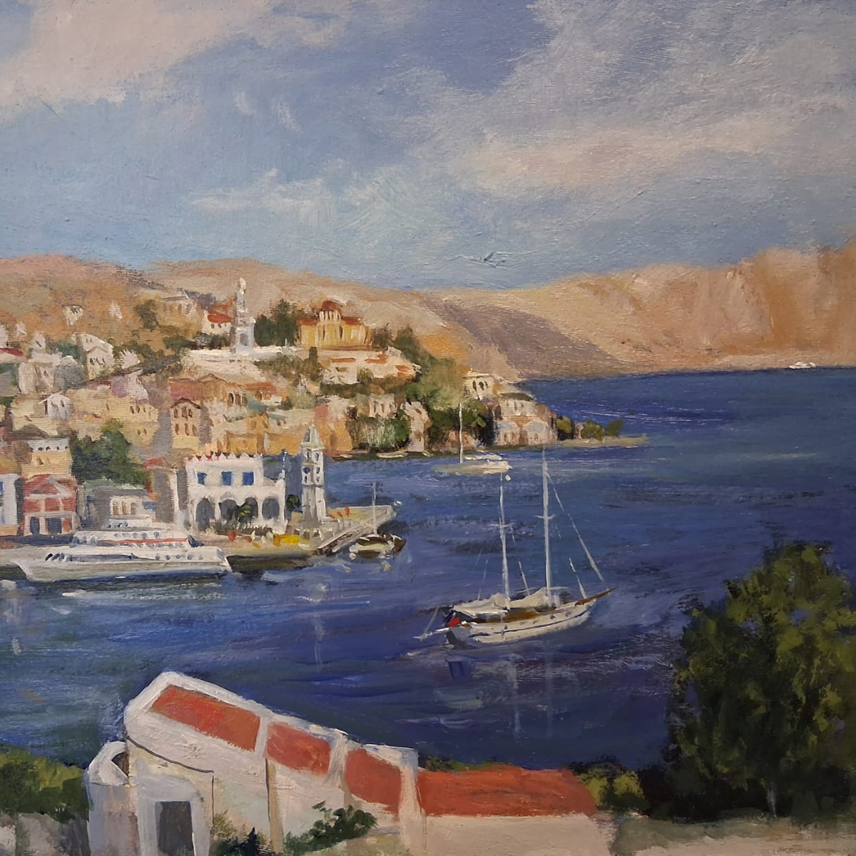 Leaving Symi Harbour
